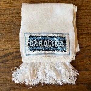 Zoozatz Vintage White Sequined University of North Carolina Tar Heels Scarf